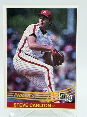 Steve Carlton 1984 Donruss #111 HOF K3 4 - Image 1 of 4