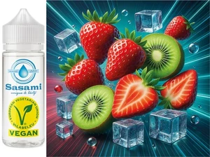 Frosted Kiwi Strawberry - Erdbeere & Kiwi Ice Aroma Konzentrat - Vegan - Sasami - Picture 1 of 1