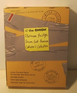 THE ONION Pltinum Prestige Encore Gold Premium Collector's Edition 3 Vols w Case - Picture 1 of 5
