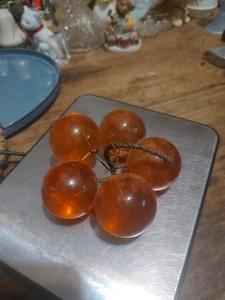 Acryl Bernstein Trauben fünf - Bild 1 von 6