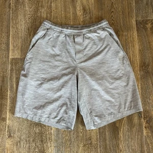 Pantalones Cortos Lululemon Pace Breaker Para Hombre Pequeños Grises 9” Forrados Rendimiento Correr Gimnasio - Imagen 1 de 9