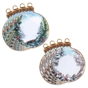 2x Motiv-Windradfolien 19 x 23 cm, 500µ, zum Aufhängen, unbenutzt, - Bild 1 von 4