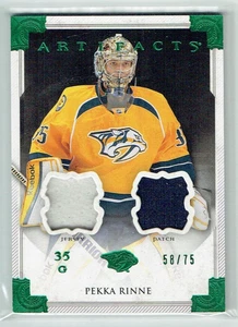 13-14 UD Upper Deck Artifacts Pekka Rinne /75 Jersey--Patch - Bild 1 von 1