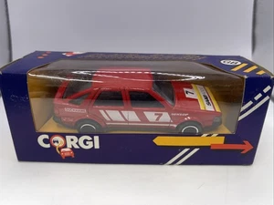 CORGI SAAB 9000 RED RACE CAR 1985 GT BRITAIN 1:43 Rarer No7 Decals Mint - Bild 1 von 7