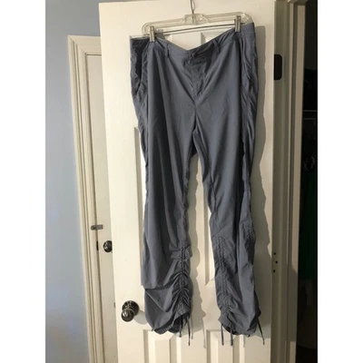 REI Women's Size 16 Sahara Convertible Hiking Pants Gray Drawstring Lightweight - Image 1 of 4