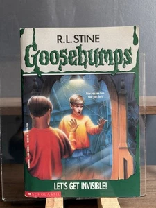 TRUE 1st Print Goosebumps Unnumbered Let’s Get Invisible #6,  R.L. Stine - Bild 1 von 9