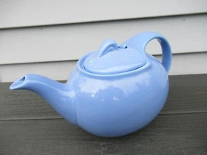 Vintage HALL KERAMIK BLAU KERAMIK TEEKANNE - Art Deco - Bild 1 von 8