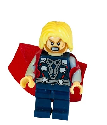 Lego Mini Figure vtg minifigure toy Marvel Comics Avengers Mighty Thor Asgard  - Image 1 of 3