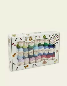 Caja de regalo de algodón Sirdar Happy DK - 50 colores de algodón feliz en una caja - Imagen 1 de 2