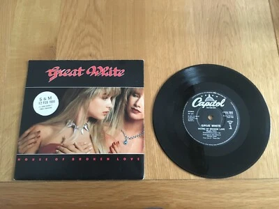 Great White-House of broken love.7"dj promo - Image 1 of 2