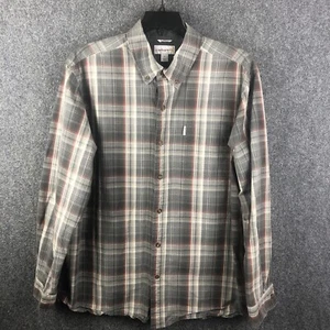 Carhart Men’s Extra Large XL Long Sleeve Plaid Work Shirt Pocket Relaxed fit - Picture 1 of 8