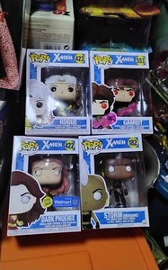 MARVEL FUNKO POP XMEN STORM(MOHAWK) DARK PHOENIX GAMBIT AND ROGUE - Picture 1 of 9