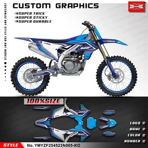 Motorcycle Graphic Vinyl Wrap for Yamaha YZ450F YZ450FX YZ250F YZ250FX 2023-2025 - Bild 1 von 8