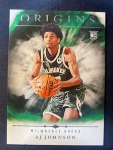 2024 Origins #84 AJ Johnson RC Milwaukee Bucks Rookie - Picture 1 of 1
