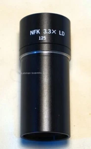 Oympus Mikroskop NFK 3,3x LD 125 Projektion Foto Relais Objektiv, geringe Verzerrung, - Bild 1 von 4