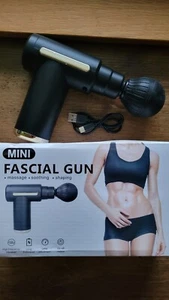 Mini Fascial Massager Wireless Multiple Speed Mini Massage Gun Brand New 6 Speed - Picture 1 of 9