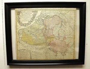 1747 Map of Belgium Catholicum seu Decem provinciae Germaniae by Homann Heirs - Picture 1 of 8