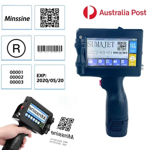 Handheld Inkjet Printer 600DPI Date Word QR Code label Barcode Logo Printing AU - Picture 1 of 14