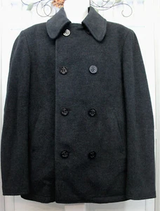 Chaquetón Alpha Industries para Hombres Botones de Anclaje Náutico Mezcla de Lana Talla 2XL  - Imagen 1 de 12