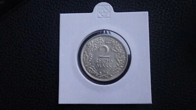 Germany 2 Reichsmark 1926 D  silver coin - Image 1 of 2