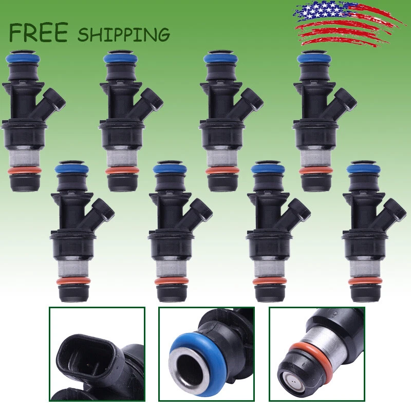 8x Inyectores de combustible de actualización 25317628 para 99-07 GM Chevy Silverado GMC 4,8/5,3/6,0 L Foto 1 de 4