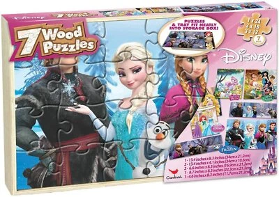 Cardinal Disney 7 Wood Puzzle Pack  - Image 1 of 4