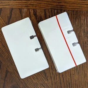Rolodex Carte di Ricarica 100 Bianco Liscio 2 1/4" x 4" - Foto 1 di 1