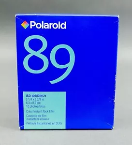 Polaroid 89 Ultra Rare Color Instant Pack Film 10 Photos Exp. 10/06 NOS Sealed - Picture 1 of 3