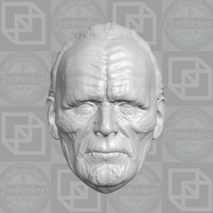 Emperor Palpatine v1 custom head for Star Wars Black Series & other figures - Picture 1 of 1