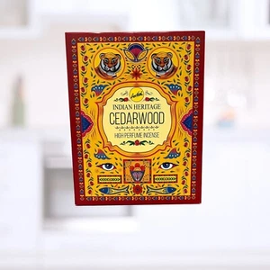 Indian Heritage Cedarwood High Perfume Incense Sticks - 15g, 12 Packs, 1 Box - Picture 1 of 5