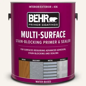 1 Gal. White Acrylic Interior/Exterior Multi-Surface Primer and Sealer - Picture 1 of 12