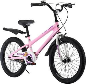 RoyalBaby 20" Pink Freestyle Bicycle with Dual Hand Brakes and Kickstand - Picture 1 of 18