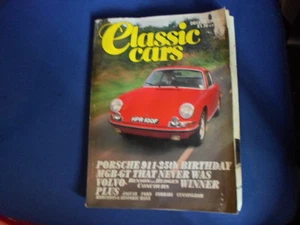 Classic Cars Revista Porsche 911 Volvo Jaguar Ford Ferrari Mgb-Gt 12.1988 AA1 - Imagen 1 de 1