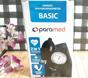 PARAMED Sfigmomanometro Aneroide Manuale Bracciale Pressione Arteriosa π SPEDIZIONE VELOCE - Foto 1 di 6