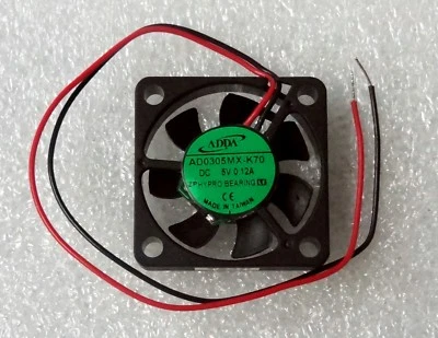 ADDA 30mm x 7mm Slim Fan 5V DC Hypro Bearing AD0305MX-K70 Like Sunon Delta - Image 1 of 3