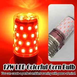 E27 Led Colorful Corn Bulb No Flash 7colors Lamp 2835smd 270 Degree Beam Angle - Picture 1 of 13