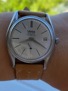 VETTA UHR 7876 MANUELLE KAL.P336N HERREN 34,5 mm SCHWEIZER HERGESTELLT. NUR GEWARTET - Bild 1 von 12