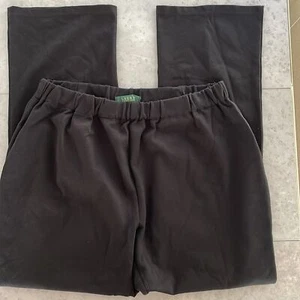 LAUREN Ralph Lauren women’s black stretch boot cut yoga pants elastic waist 1X - Picture 1 of 12