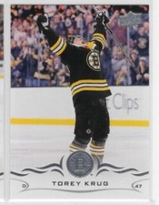 Torey Krug 18-19 Upper Deck Series One Base Common #16 Boston Bruins