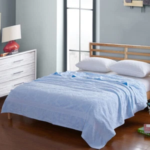 Retro Cotton Blanket Pure Cotton Towel Blankets Throws Traditional Top Bed Sheet - Picture 1 of 17