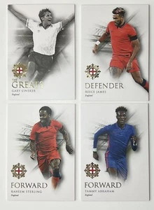 2022 - 2023 Futera Unique England 4 Player Lot James Lineker Abraham Sterling - Picture 1 of 1