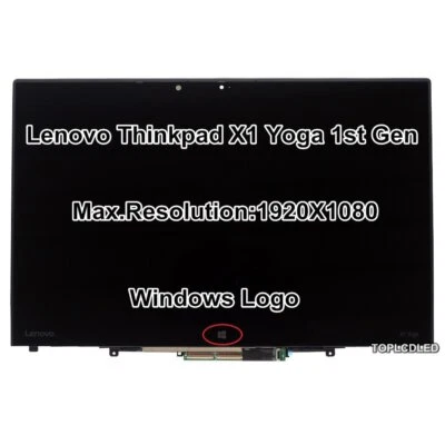 Lenovo Thinkpad X1 Yoga 1st Gen LCD FHD Screem Berühren Panel  Baugruppe - Bild 1 von 4