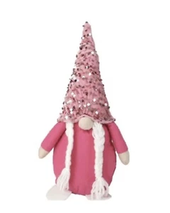 Valentine's Day Gnome, 14 in. Pink, Sparkling Hat New W/tag - Picture 1 of 3
