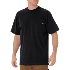 Dickies WS450 Short Sleeve Heavyweight T-Shirt W/Pocket, Various Colors, M-5XL 
