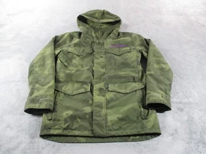 BURTON Dhaka Living LINING Green Camouflage Camo Snowboarding Riding Mens Medium - Picture 1 of 16