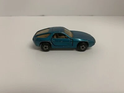 复古 1979 Lesney Matchbox Superfast 压铸 #59 蓝色保时捷 928 — 第 1/4 张图片