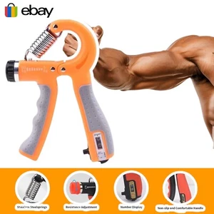 HANDGRIFFVERSTÄRKER KRAFTTRAINER GRIFF VERSTELLBAR FITNESSSTUDIO TRAINIERER UNTERARMHANDGELENK - Bild 1 von 8