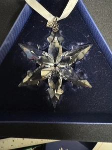 Swarovski 2015 Adorno de Navidad Anual Cristal 3" Copo de Nieve Estrella 5180210 - Imagen 1 de 7