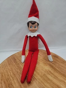 Vintage 2005 Elfe im Regal Figur Junge braune Haare blaue Augen - Bild 1 von 4