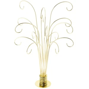 Bard's Fountain-Style Gold Ornament Tree, 15 Branch, 10.5" W x 10.5" D x 20" H - Picture 1 of 2